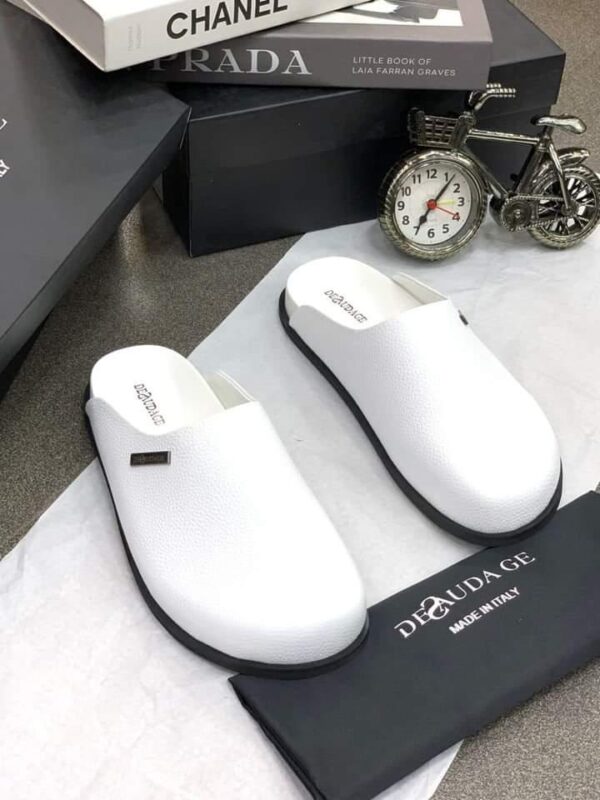 White Desaudage Half Shoe