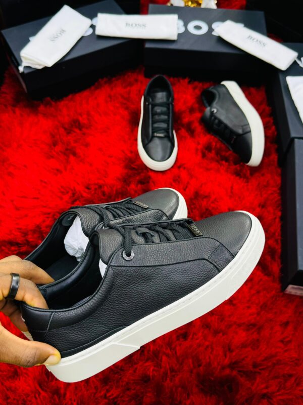 Luxury Black Boss Sneakers - Image 2